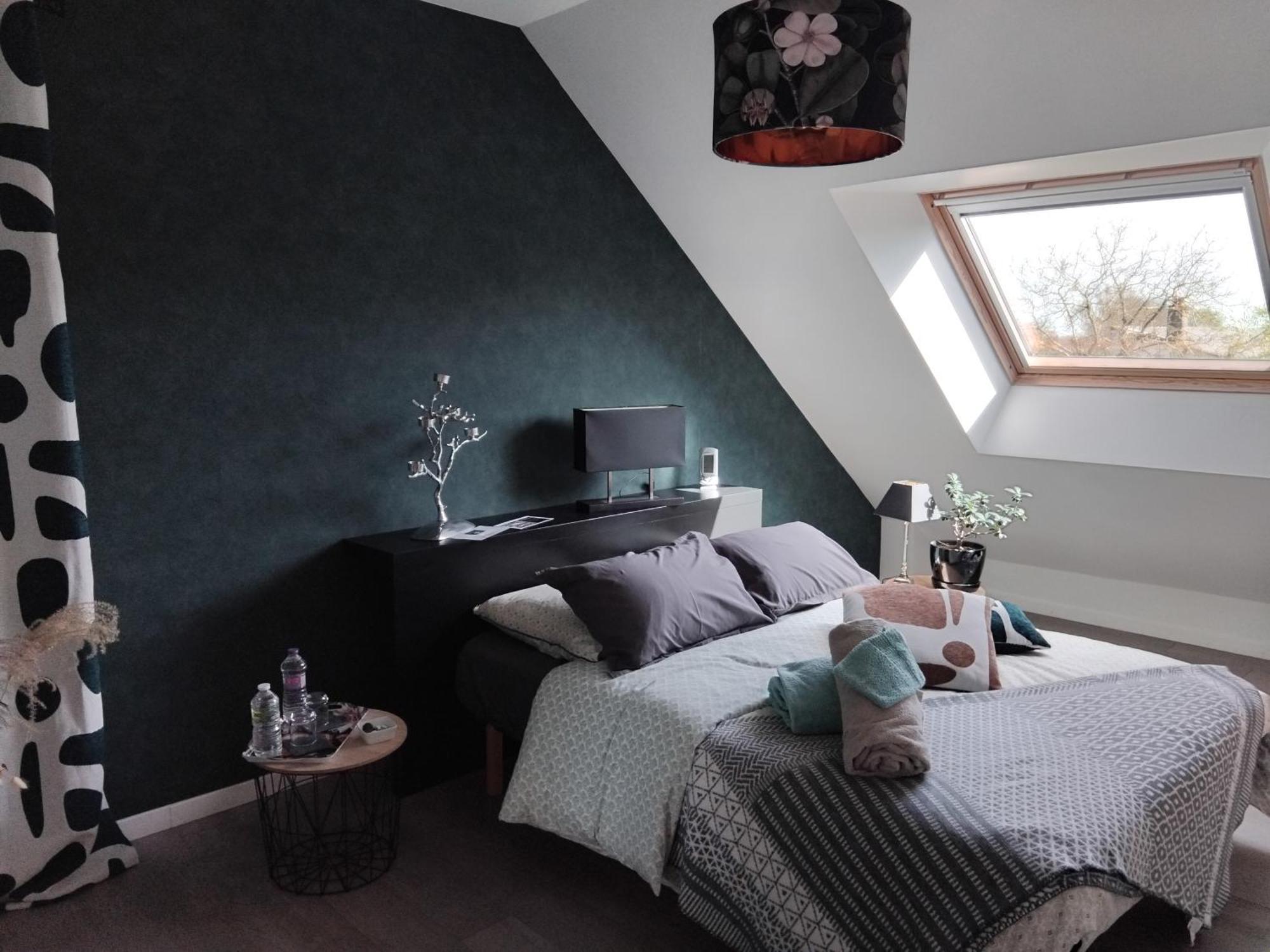 Chambre Dans Un Ecrin De Verdure Angrie Kültér fotó
